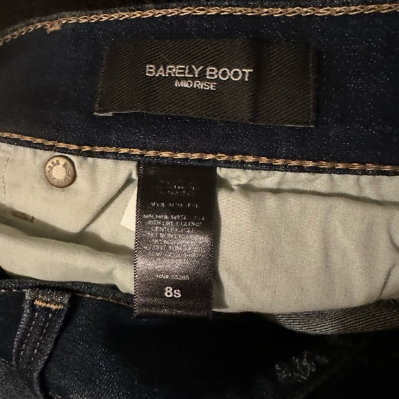 Express barely boot midrise size 8 short jeans - Picture 4 of 4